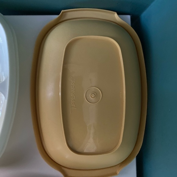 VTG Tupperware #1273 Harvest Gld 4 Pc Veg Rice Steamer Micro - Picture 6 of 14